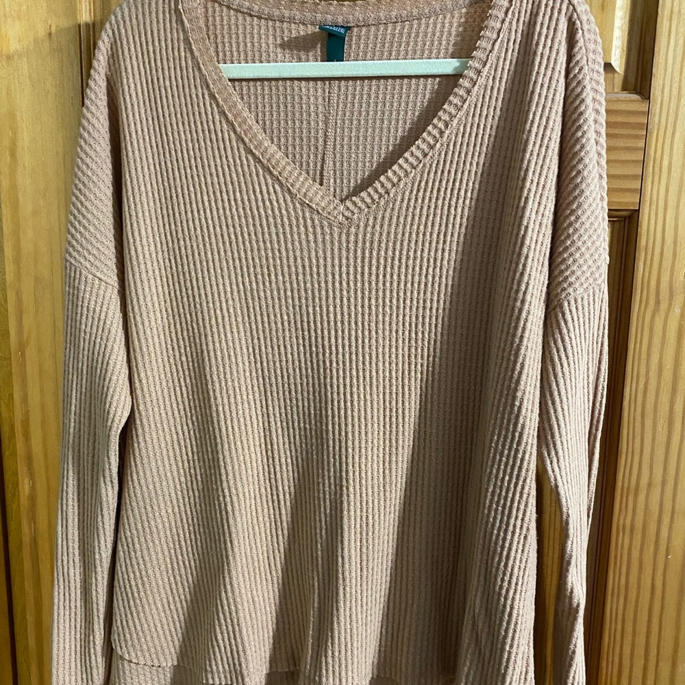 Wild fable burnt orange long sleeved top